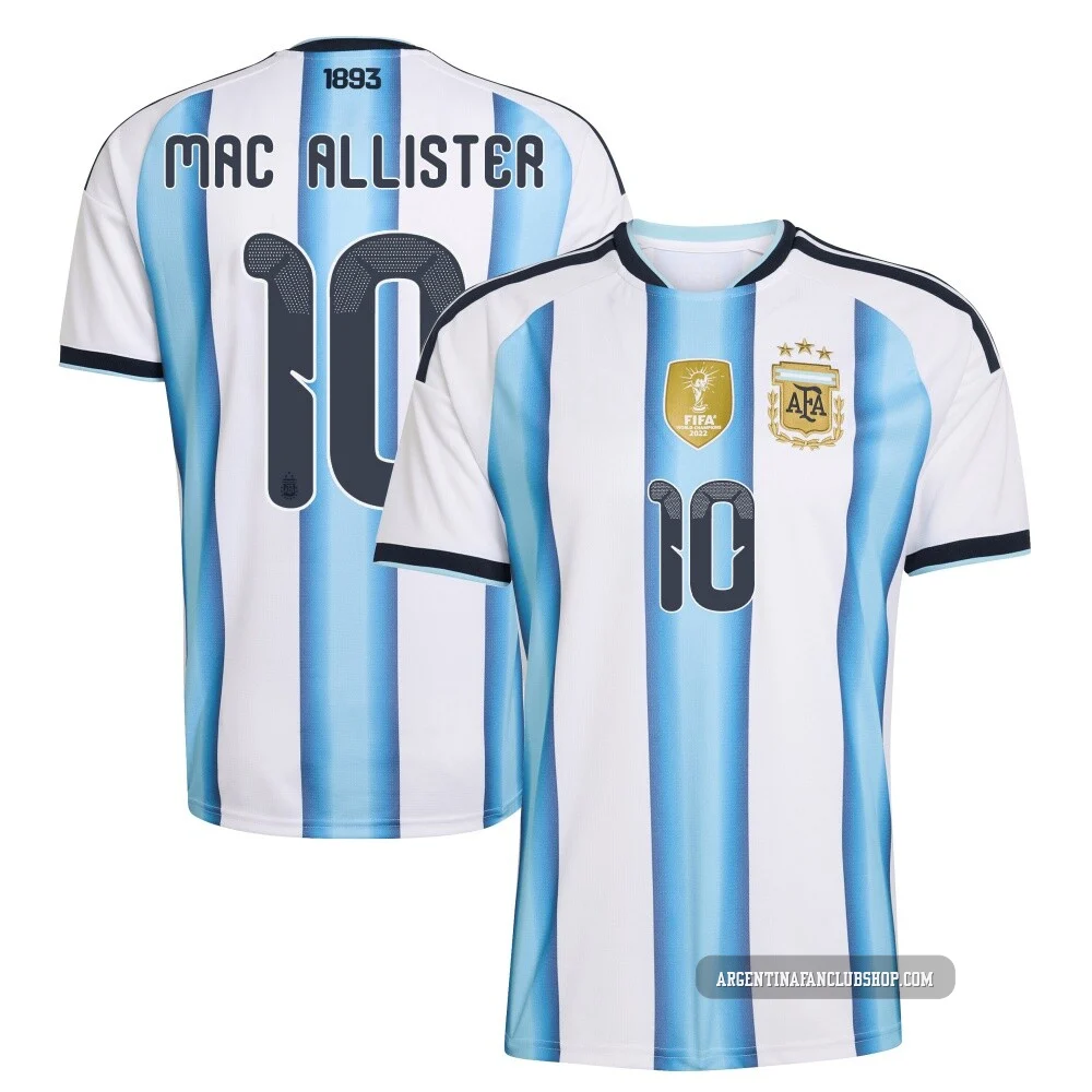 MAC ALLISTER 10番 オーセンティック　ユニフォーム Argentina National Team Alexis Mac Allister Jersey-The ideal